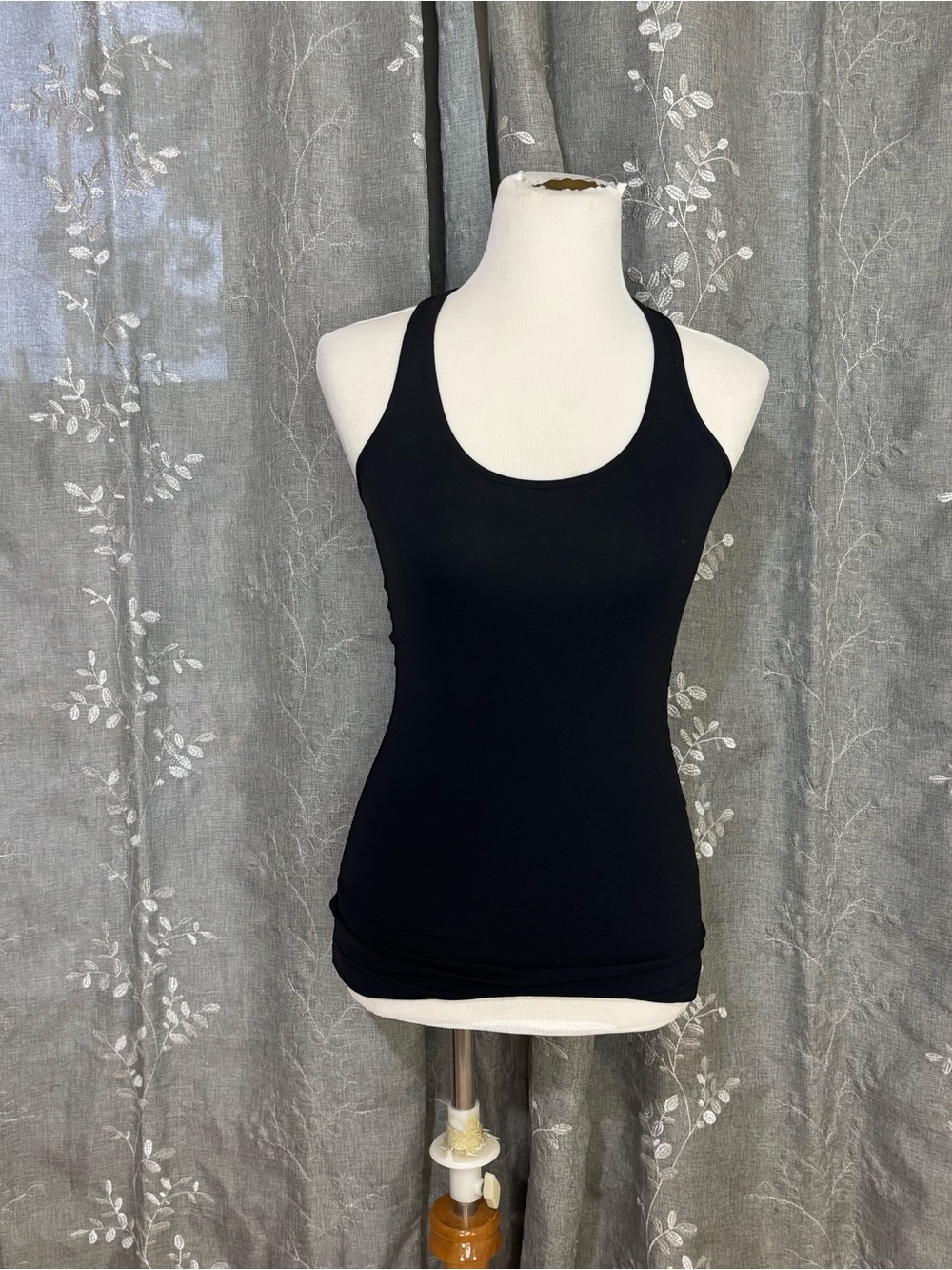 lululemon athletica Black Racerback Tank Top